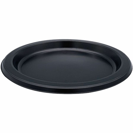 Genuine Joe 7in Disposable Plastic Plates - Black, 125PK GJO10332